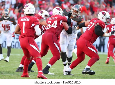 Nov 10, 2019; Tampa, FL USA;  Tampa Bay Buccaneers nose tackle Ndamukong Suh (93) rushes the quarterback against the Arizona Cardinals.