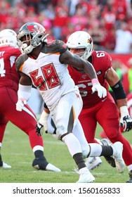 Nov 10, 2019; Tampa, FL USA;  Tampa Bay Buccaneers Linebacker Shaquil Barrett (58) Tries To Sack The Quarterback During An NFL Game Against The Arizona Cardinals.