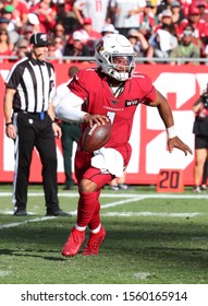 Nov 10, 2019; Tampa, FL USA;  Arizona Cardinals Quarterback And First Overall Draft Pick Kyler Murray (1) Rolls Out Of The Pocket During An NFL Game. 