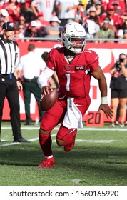 Nov 10, 2019; Tampa, FL USA;  Arizona Cardinals Quarterback And First Overall Draft Pick Kyler Murray (1) Rolls Out Of The Pocket During An NFL Game. 