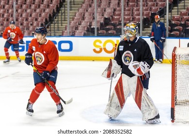 Nov. 17, 2021 - Sunrise, Florida, USA: Florida Panthers Training Day before game between Florida Panthers and New Jersey Devils at FLA Live Arena.