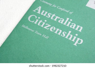 Nov 2019 Australia: An Invitation Card Of Australian Citizenship Ceremony