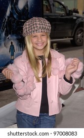 Nov 7, 2004; Los Angeles, CA; Actress JENNA BOYD At The Hollywood Premiere Of Polar Express.