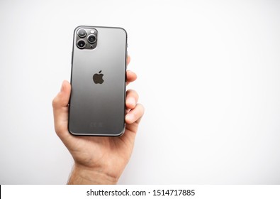 NOVA BANA, SLOVAKIA - SEPT 25, 2019: New Apple IPhone 11 Pro Smartphone.