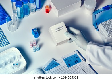 Novel Coronavirus 2019 NCoV Pcr Diagnostics Kit. This Is RT-PCR Kit To Detect Presence Of 2019-nCoV Or Covid19 Virus In Clinical Specimens. In Vitro Diagnostic Test Based On Real-time PCR Technology