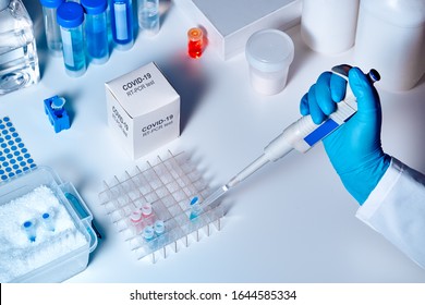 Novel coronavirus 2019 nCoV pcr diagnostics kit. This is RT-PCR kit to detect presence of 2019-nCoV or covid19 virus in clinical specimens. In vitro diagnostic test based on real-time PCR technology