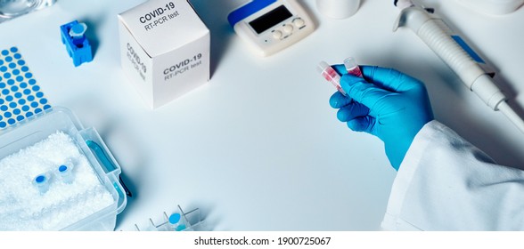 Novel Coronavirus 2019 NCoV Pcr Diagnostics Kit. This Is RT-PCR Kit To Detect Presence Of 2019-nCoV Or Covid19 Virus In Clinical Samples. In Vitro Diagnostic Test Based On Real-time PCR Technology