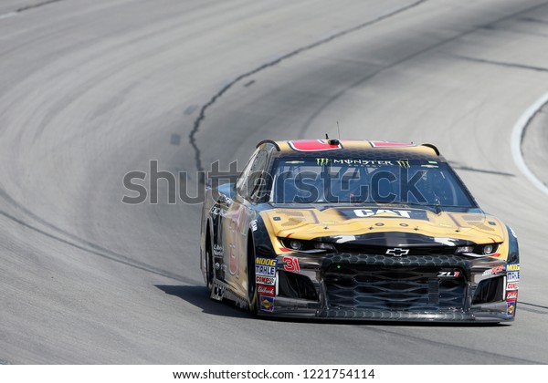 November 02, 2018 - Ft. Worth, Texas,\
USA: Ryan Newman (31) races off turn four to practice for the AAA\
Texas 500 at Texas Motor Speedway in Ft. Worth,\
Texas.