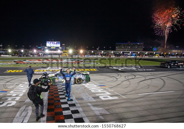 November 03, 2019 - Ft.\
Worth, Texas, USA: The Monster Energy NASCAR Cup Series teams take\
to the track for the AAA Texas 500 at Texas Motor Speedway in Ft.\
Worth, Texas.
