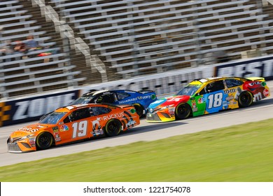 November 04, 2018 - Ft. Worth, Texas, USA: Daniel Suarez (19) Races During The AAA Texas 500 At Texas Motor Speedway In Ft. Worth, Texas.