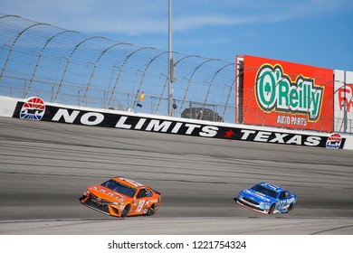 November 04, 2018 - Ft. Worth, Texas, USA: Daniel Suarez (19) Races During The AAA Texas 500 At Texas Motor Speedway In Ft. Worth, Texas.