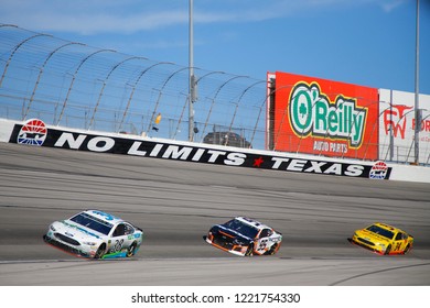 November 04, 2018 - Ft. Worth, Texas, USA: David Ragan (38) Races During The AAA Texas 500 At Texas Motor Speedway In Ft. Worth, Texas.