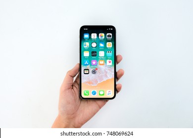 November 04th 2017, Ho Chi Minh city: Review iPhone X - Shutterstock ID 748069624
