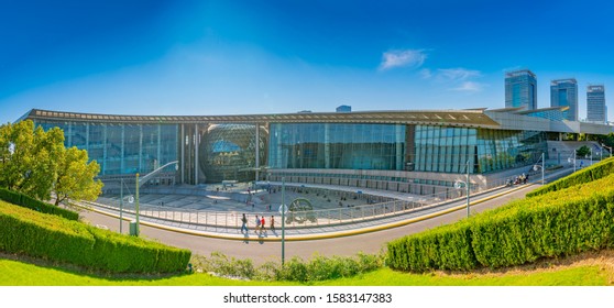 November 12, 2019: The Building Of Science And Technology Museum In Shanghai, China