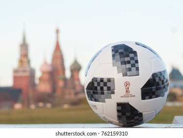 November 13, 2017 Moscow, Russia. The Official Ball Of FIFA World Cup 2018 Adidas Telstar 18.