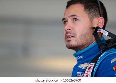 November 16, 2019 - Homestead, Florida, USA: Kyle Larson (42) gets ready to practice for the Ford 400 at Homestead-Miami Speedway in Homestead, Florida.