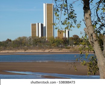 NOVEMBER 23, 2005, TULSA, OKLAHOMA: CityPlex Towers Formerly Oral Roberts University City Of Faith Medical And Research Center As Seen From The Arkansas River