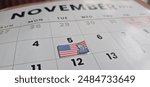 November 5 is election day in the United States of America as shown in this calendar. 