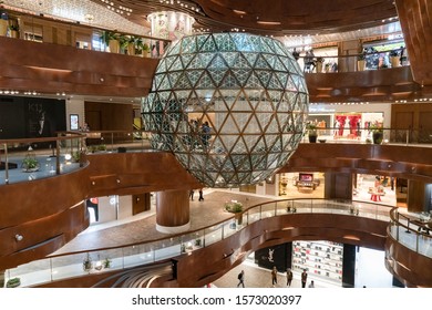 NOVEMBER 7, 2019: Interiors Of K11 Musea Shopping Mall At Victoria Dockside In Tsim Sha Tsui, Kowloon. Hong Kong