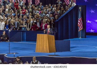 NOVEMBER 8, 2016, Campaign Chairman For Hillary Clinton John Podesta Speaks Election Night At Jacob K. Javits Center - For Hillary Clinton Election Night Event New York, New York.