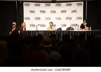 Novi, MI - May 14, 2022: Skeet Ulrich, Jamie Kennedy, Matthew Lillard Host A Scream Panel At Motor City Comic Con