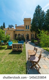 Novi Sad, Serbia July 18, 2019: Cultural Station Esjeg In Novi Sad. This Is A Rehabilitated Building Of An Old Shooting Range.