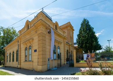 Novi Sad, Serbia July 18, 2019: Cultural Station Esjeg In Novi Sad. This Is A Rehabilitated Building Of An Old Shooting Range.