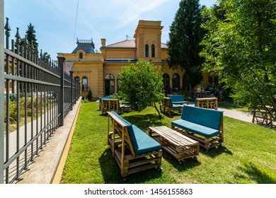 Novi Sad, Serbia July 18, 2019: Cultural Station Esjeg In Novi Sad. This Is A Rehabilitated Building Of An Old Shooting Range.