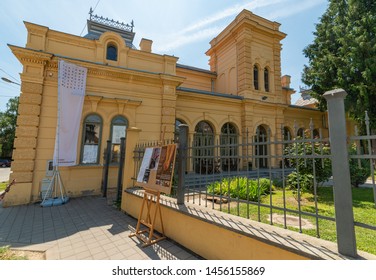 Novi Sad, Serbia July 18, 2019: Cultural Station Esjeg In Novi Sad. This Is A Rehabilitated Building Of An Old Shooting Range.