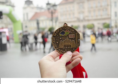 NOVI SAD, SERBIA-16.10.2016.- Marathon Medal