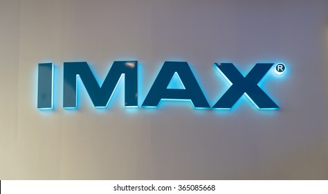 Novokuznetsk Russia - January 14, 2016:  IMAX Movie Cinema. IMAX Is A Motion Picture Film Format Created By Canadian Company IMAX Corporation.