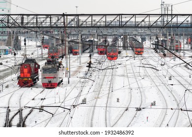 NOVOSIBIRSK, RUSSIA - March  08, 2021: Novosibirsk Railway Station 