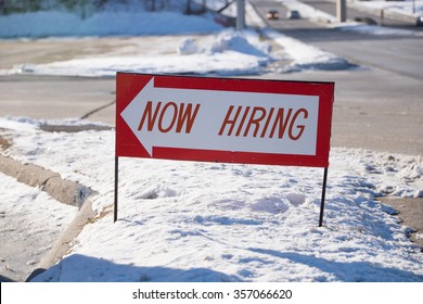 Now Hiring Sign In Snow.