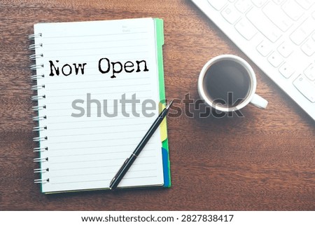 Now Open text in paper