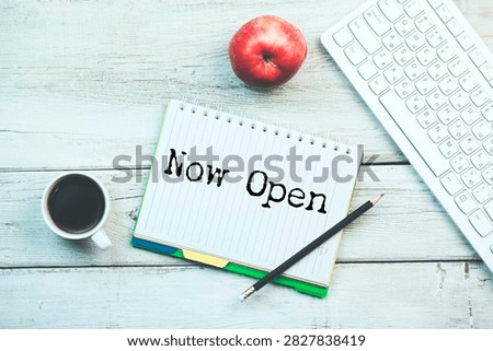 Now Open text in paper