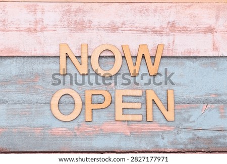 now open write on rustical wooden background - banner 