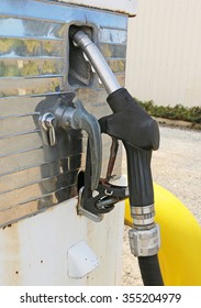 Nozzle On A Fuel Bowser