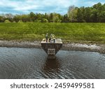 NRCS style spillway riser on earthen dam