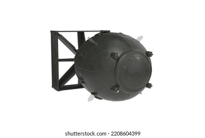 Nuclear Bomb On White Background 