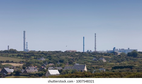 Nuclear fuel reprocessing plant - La Hague, France - Shutterstock ID 1007548321