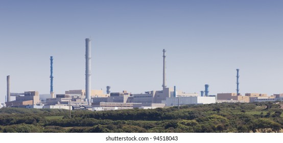Nuclear fuel reprocessing plant - La Hague, Basse Normandy, France, Europe - Shutterstock ID 94518043