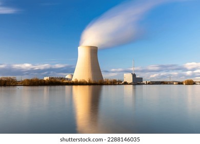 Nuclear power plant Isar near Landshut, Bavaria, Germany
