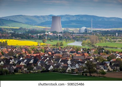 The Nuclear Power Plant Of Lower Saxony , In Germany