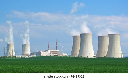 Nuclear power plant panorama.