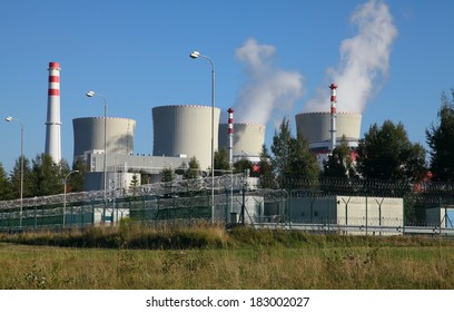 Nuclear power plant Temelin in Czech Republic Europe 