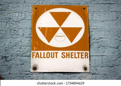 Nuclear Radiation Fallout Shelter Sign