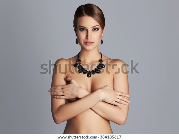 Nude Girl Jewelry Beautiful Sexy Woman Stock Photo (Edit Now ...