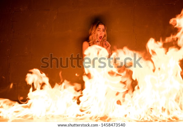 Nude women with fire - Real Naked Girls