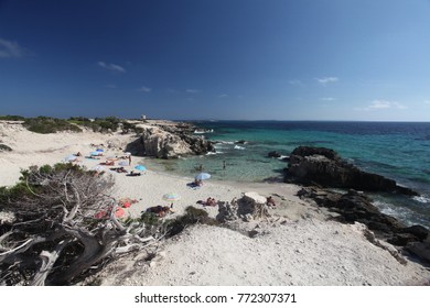 Ibiza Beach Topless Nudists And - Royalty-Free Salinas Beach Ibiza Stock Images, Photos ...