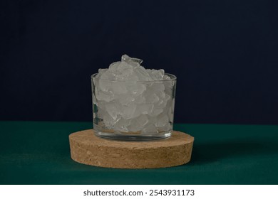 Nugget Ice Pebble Ice used for making cocktails - Powered by Shutterstock